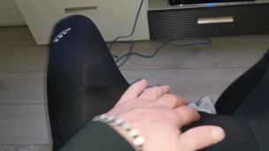 Great orgasm after teasing session
