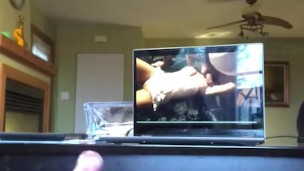 Cumshot #1 over Kimmys feet , stamina test requested by @kimmysfeet