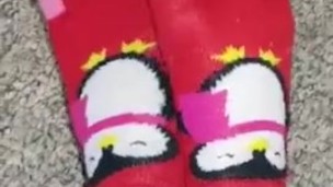 My toesock play
