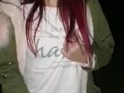 Yeeea!!! Cindy Shine playing pussy in the forest. Outdoor orgasm