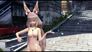 【MMD R-18】 Kimiiro ni Somaru / Xenoblade / Nia