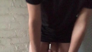 Using Abandoned House to Show Off my COCK