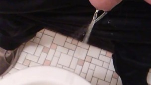 Transgirl Pissing And Getting My Non-Op Clit Erect