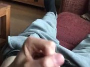 Moaning and spitting on my cock in the livingroom 11/16