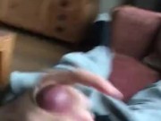 Moaning and spitting on my cock in the livingroom 15/16