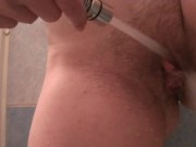 Masturbation Shower Hairy Pussy 11/16