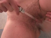 Masturbation Shower Hairy Pussy 3/16