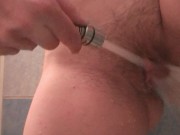 Masturbation Shower Hairy Pussy 9/16