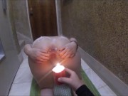 BLOW CANDLES WITH PUSSY 12/16