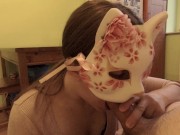 Kitchen adventure - two cumshots in mouth and ass 4/16