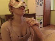 Kitchen adventure - two cumshots in mouth and ass 5/16
