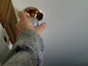 POV Hairy Pussy Pisses In A Glass Then Pee Tasting and Spitting 1/16