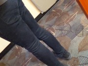 Showing off my legs and ass in skinny jeans 14/16