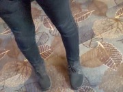 Showing off my legs and ass in skinny jeans 6/16