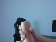 Testing my new Fleshlight (intense)