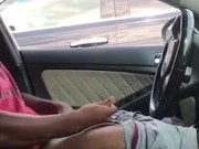 SMOKEPOLEBOY JACKING BIG BLACK COCK IN PUBLIC.. LADY FREAKS OUT WHEN SHE SE