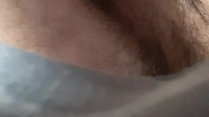 Riding a dildo
