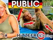 Tattooed and pierced! FitXXXSandy fucked in public! HITZEFREI.dating