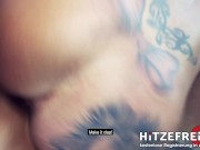 Tattooed and pierced! FitXXXSandy fucked in public! HITZEFREI.dating 6/16