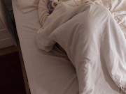 Perfect innocent shy teen morning masturbation and intense shaking orgasm