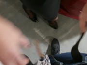 Great sex with a friend in the underground garage 4/16