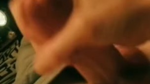Cums leaking out!