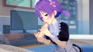 Asumi Kominami's Maid Service - We Never Learn / Bokuben - 3D Hentai