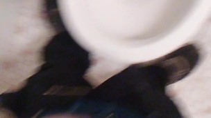 POV Transgirl Pissing; 4 x's Slowed Down (SloMo)