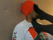 Sadistic sister inlaw dominates foot slave in pantyhose for her pleasure  4/16