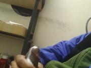 Cumshot at work
