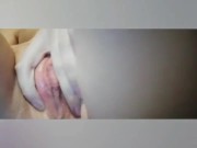 Cumming with my toothbrush 
