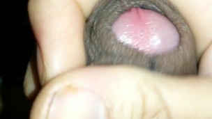 Stroking my dick until I cum