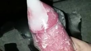 eboy cumming in a bag