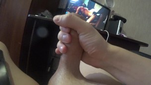INTENSE ORGASM SHAKING GUY 4K close-up