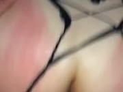 Thick black cock makes my white teen pussy creamy - POV 4/16