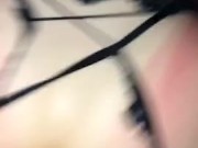 Thick black cock makes my white teen pussy creamy - POV 8/16