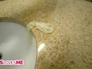 SisLovesMe - Hot Body Stepsis Lets Her Stepbro Cum On Her 1/16