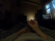 POV Cumshot / Watching Porn