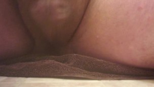 Rubbing myself a bit with a toy inside of me!