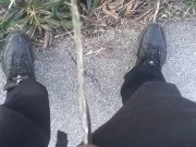 Outdoor fun with piss