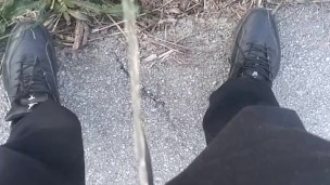 Outdoor fun with piss