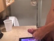 Cum Tribute to PeachAssLatinaGF, cum all over the face