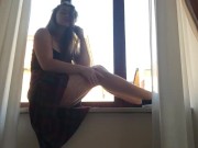 Dani Daniels . com - Pantyhose Masturbation in Rome 10/16
