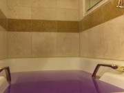 Dani Daniels . com - Purple Bath Ass Masturbation 5/16