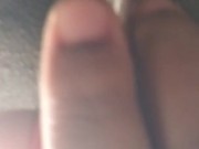 Using vibrator on my clit