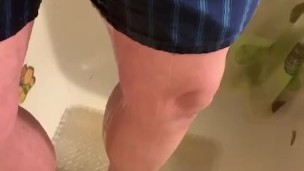 Morning Pee Before Getting My Shower