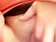 Rubbing my tight pussy