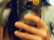 Snapchat Pussy Flashing in Red High Heels And Thigh High Stockings 10/16