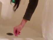 Desperate Sitting Shower Pee 6/16