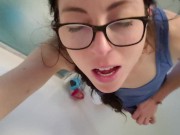 Wetting My Panties Onto MisMatched Socks Makes My Feet So Warm 15/16